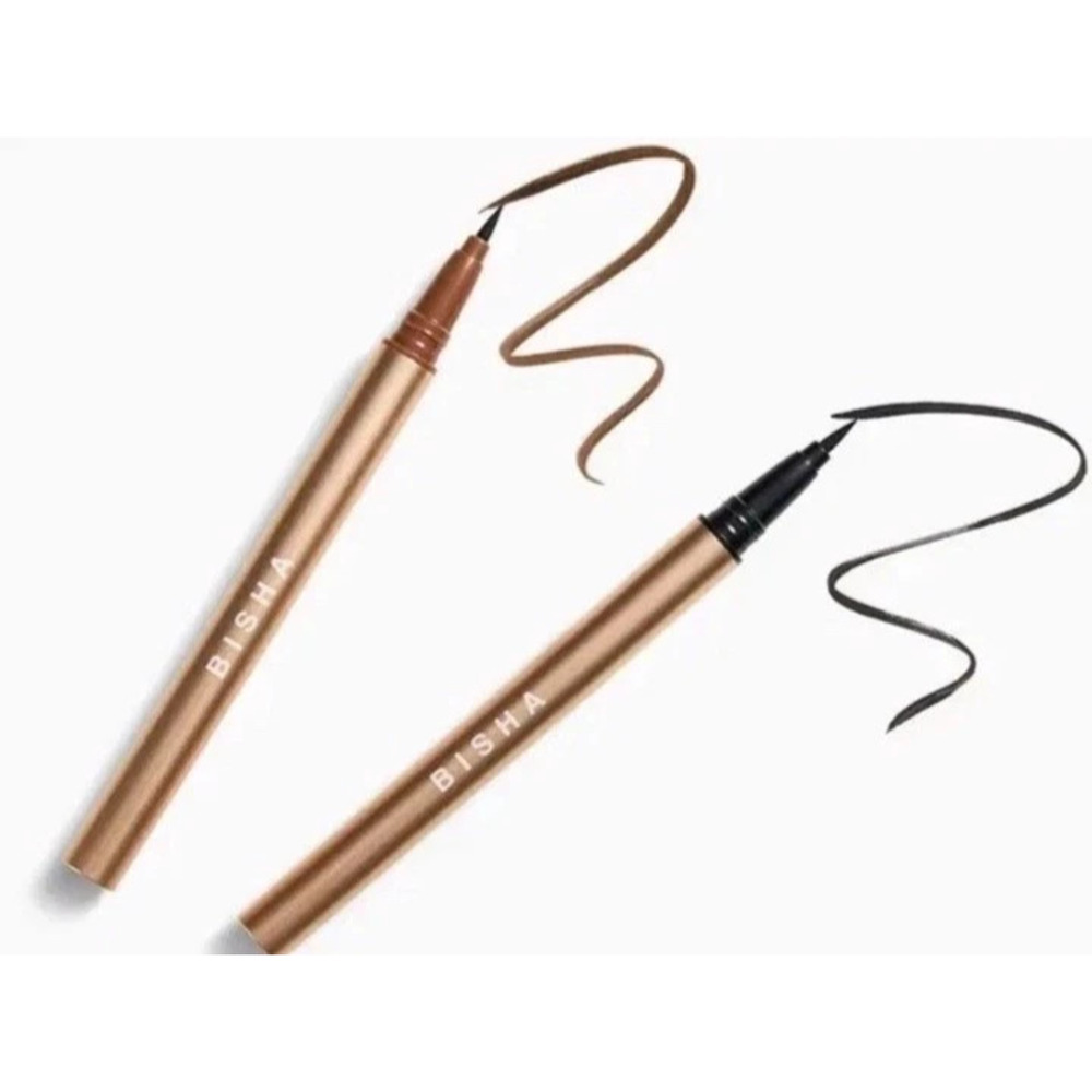 Bisha Essential Eye Designer Duo Set Downtown Black & Uptown Brown Full Size NIB
